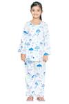Buy_Nigh Nigh_Multi Color Blue Umbrella Printed Night Suit _at_Aza_Fashions