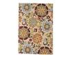 Shop Littlelooms Multi Color Hand Tufted Blend Of 50% New Zealand Wool And50% Classic Floral Rug at Aza Fashions Shop_Littlelooms_Multi Color Hand Tufted Blend Of 50% New Zealand Wool And50% Classic Floral Rug_at_Aza_Fashions