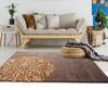 Buy Littlelooms Brown Hand Tufted Blend Of 50% New Zealand Wool And50% Pure Classic Dual Hued Rug at Aza Fashions Buy_Littlelooms_Brown Hand Tufted Blend Of 50% New Zealand Wool And50% Pure Classic Dual Hued Rug_at_Aza_Fashions