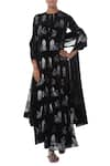 Buy_Masaba_Black Rabbit Foil Printed Kurta Palazzo Set_at_Aza_Fashions