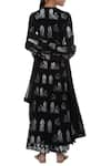 Shop_Masaba_Black Rabbit Foil Printed Kurta Palazzo Set_at_Aza_Fashions