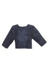 Shagun Manchanda_Grey Embroidery Hand Painted Blouse _Online_at_Aza_Fashions