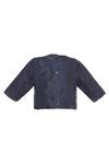 Buy_Shagun Manchanda_Grey Embroidery Hand Painted Blouse _Online_at_Aza_Fashions