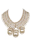 Buy_Anita Dongre_Gold Plated Indian Architecture Inspired Handcrafted Necklace_at_Aza_Fashions