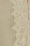 Diva'ni_Gold Chanderi Embroidery Zardozi Hand Kurta With Dhoti Pant  _at_Aza_Fashions