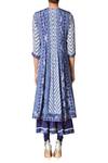 Shop Ritu Kumar Blue Printed Layered Anarkali Kurta Set at Aza Fashions Shop_Ritu Kumar_Blue Printed Layered Anarkali Kurta Set _at_Aza_Fashions