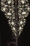 RI.Ritu Kumar_Black Floral Embellished Lehenga Set_at_Aza_Fashions