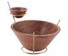 Buy_Perenne Design_Wooden Chip And Dip Bowl_at_Aza_Fashions