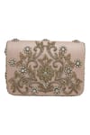 Buy_Fuchsia_Peach Embroidered Clutch With Sling _at_Aza_Fashions