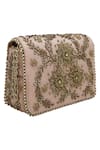 Buy_Fuchsia by aashaka mehta_Peach Embroidery Clutch With Sling _Online_at_Aza_Fashions