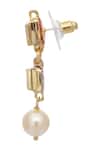 Anjali Jain_Gold Plated Kundan Bead Necklace And Earring Set_at_Aza_Fashions