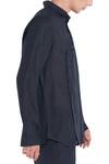 Buy_Son of A Noble Snob_Blue Overlap Style Collared Shirt_Online_at_Aza_Fashions