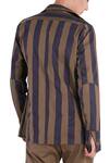 Shop_Son of A Noble Snob_Blue Broad Stripe Casual Jacket For Men_at_Aza_Fashions