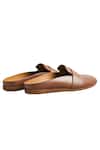 Dmodot_Brown Plain Slip-on Style Flat Shoes _Online_at_Aza_Fashions