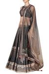 Buy_RI.Ritu Kumar_Black Embroidered Lehenga Set _Online_at_Aza_Fashions