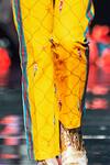 MR. Ajay Kumar_Yellow Embroidered Printed Trousers  _Online_at_Aza_Fashions