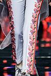 MR. Ajay Kumar_White Printed Side Paneled Floral Pants  _Online_at_Aza_Fashions
