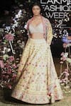 Buy_Anita Dongre_Floral Printed Lehenga With Blouse And Dupatta_at_Aza_Fashions