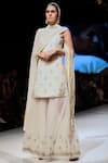 Buy_Anita Dongre_Floral Motif Embellished Kurta Sharara Set_at_Aza_Fashions