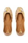 Buy_Shilpsutra_Beige Hand-embellished-juttis _at_Aza_Fashions