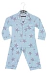 Buy Pixiefly Blue Stars Print Pyjama Set at Aza Fashions Buy_Pixiefly_Blue Stars Print Pyjama Set _at_Aza_Fashions