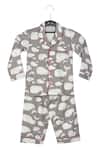 Buy_Pixiefly_Grey Whale Print Pyjama Set _at_Aza_Fashions