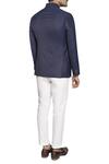 Shop_More Mischief_Blue Bandhgala Suit Set_at_Aza_Fashions