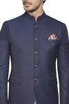 Buy_More Mischief_Blue Bandhgala Suit Set_Online_at_Aza_Fashions