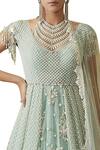 Shop_Tarun Tahiliani_Blue Embroidered Anarkali Set_Online_at_Aza_Fashions