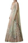 Buy_Tarun Tahiliani_Pink Cold Shoulder Anarkali Set_Online_at_Aza_Fashions