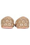 Shop_Jutti Choo_Gold Sequins Embroidered Juttis _at_Aza_Fashions