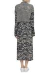 Shop_Kapda By Urvashi Kaur_Black Camo Dress _at_Aza_Fashions