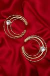 Buy_Bblingg_Gold Plated Beads And Crystal Hoops_Online_at_Aza_Fashions