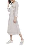 Buy_S & V Designs_Brown Tassel Embroidered Dress_Online_at_Aza_Fashions