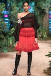 Buy_Rina Dhaka_Tiered Layered Skirt_at_Aza_Fashions