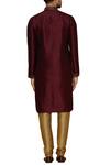 Shop_Arihant Rai Sinha_Gold Embroidered Kurta Set_at_Aza_Fashions
