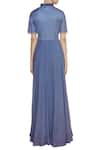 Shop_Eclat by Prerika Jalan_Blue Gown With Embroidered Jacket _at_Aza_Fashions