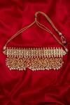 Buy_Just Shradhas_Gold Plated Bead Kundan Choker _Online_at_Aza_Fashions