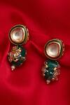 Buy_Just Shradha's_Hand Painted Bead Earrings_Online_at_Aza_Fashions