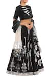 Masaba_Black Printed Lehenga Set_Online_at_Aza_Fashions