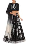 Buy_Masaba_Black Printed Lehenga Set_Online_at_Aza_Fashions