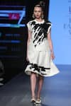 Buy_Nitin Bal Chauhan Edge_Black Hand Embroidered Skirt Set_at_Aza_Fashions