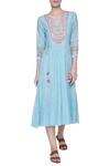Buy_Anita Dongre Grassroot_Embroidered Flared Dress_at_Aza_Fashions