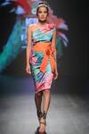 Buy_Siddhartha Bansal_Green One Shoulder Printed Dress_at_Aza_Fashions
