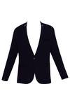 Buy_Wyci_Blue Blazer Jacket With Embroidery_Online_at_Aza_Fashions