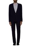 Shop_Wyci_Blue Blazer Jacket With Embroidery_Online_at_Aza_Fashions