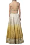 Shop_Priyanka Jain_White Printed And Embroidered Bridal Lehenga Set _at_Aza_Fashions