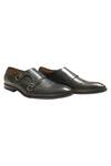 Artimen_Green Textured Double Monk Shoes_Online_at_Aza_Fashions