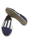 Buy_Artimen_Blue Striped Fabric Shoes_Online_at_Aza_Fashions