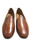 Shop_Artimen_Brown Cutwork Loafers_at_Aza_Fashions